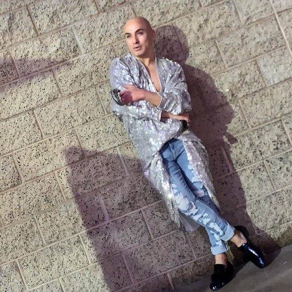 Oversized sequin dress - Picture 4 of 5